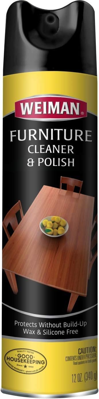 Weiman Wood Cleaner and Polish Review Best for Tables, Cabinets, and Chairs