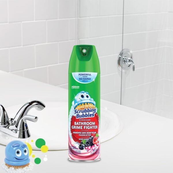Scrubbing Bubbles Bathroom Cleaner Review Powerful Foaming Action for Soap Scum Removal