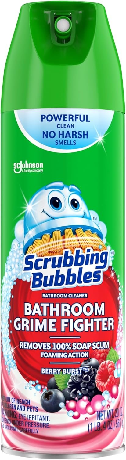 Scrubbing Bubbles Bathroom Cleaner Review Powerful Foaming Action for Soap Scum Removal