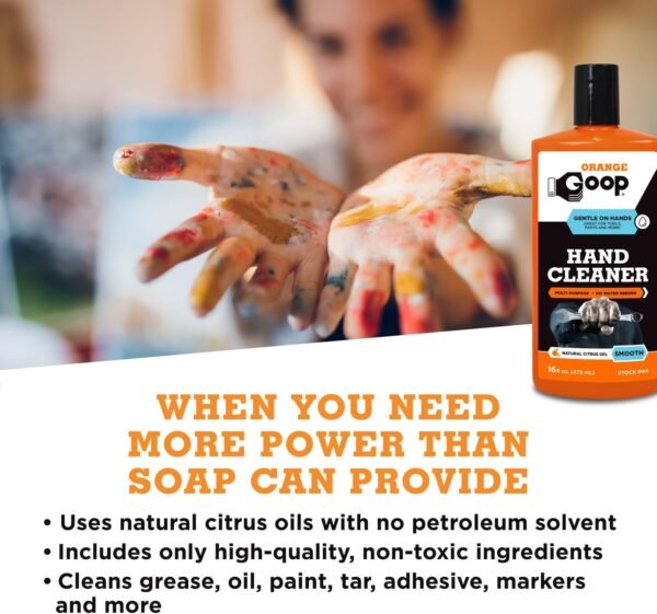 71kOP3xo6L._AC_SL1500_ Review of GOOP Orange Liquid Multi-Purpose Hand Cleaner for Tough Dirt and Grease