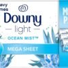 81SQjSXFa0L._AC_SL1500_ Downy Light Dryer Sheets Review Ocean Mist Scent with 4-in-1 Benefits